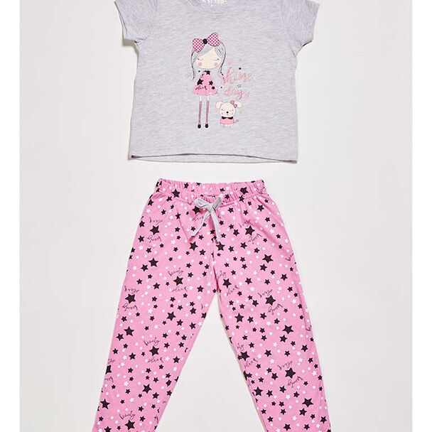 Pijama de Algodón Niña Kayser