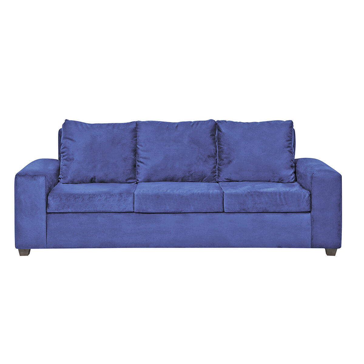 Juego de Living Innovamuebles Kahlo Sofá 3 Cuerpos + Dos Sillones 1 Cuerpo Azul