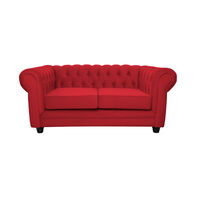 Sofá Barra Design Chesterfield 2 Cuerpos Rojo