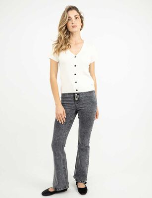 Imagen 2 del producto Polera Manga Corta Mujer Zibel Crudo