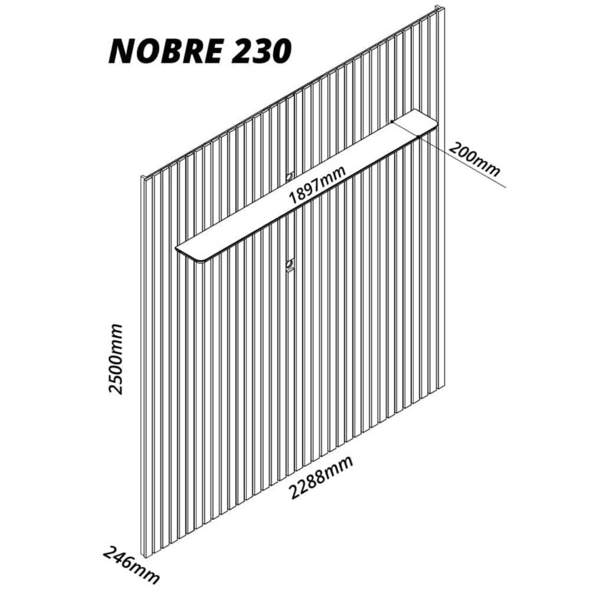 Home Decocasa Nobre hasta 85" Natural