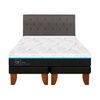 Cama Europea CIC Green Infinity King + 1 Respaldo Kavery