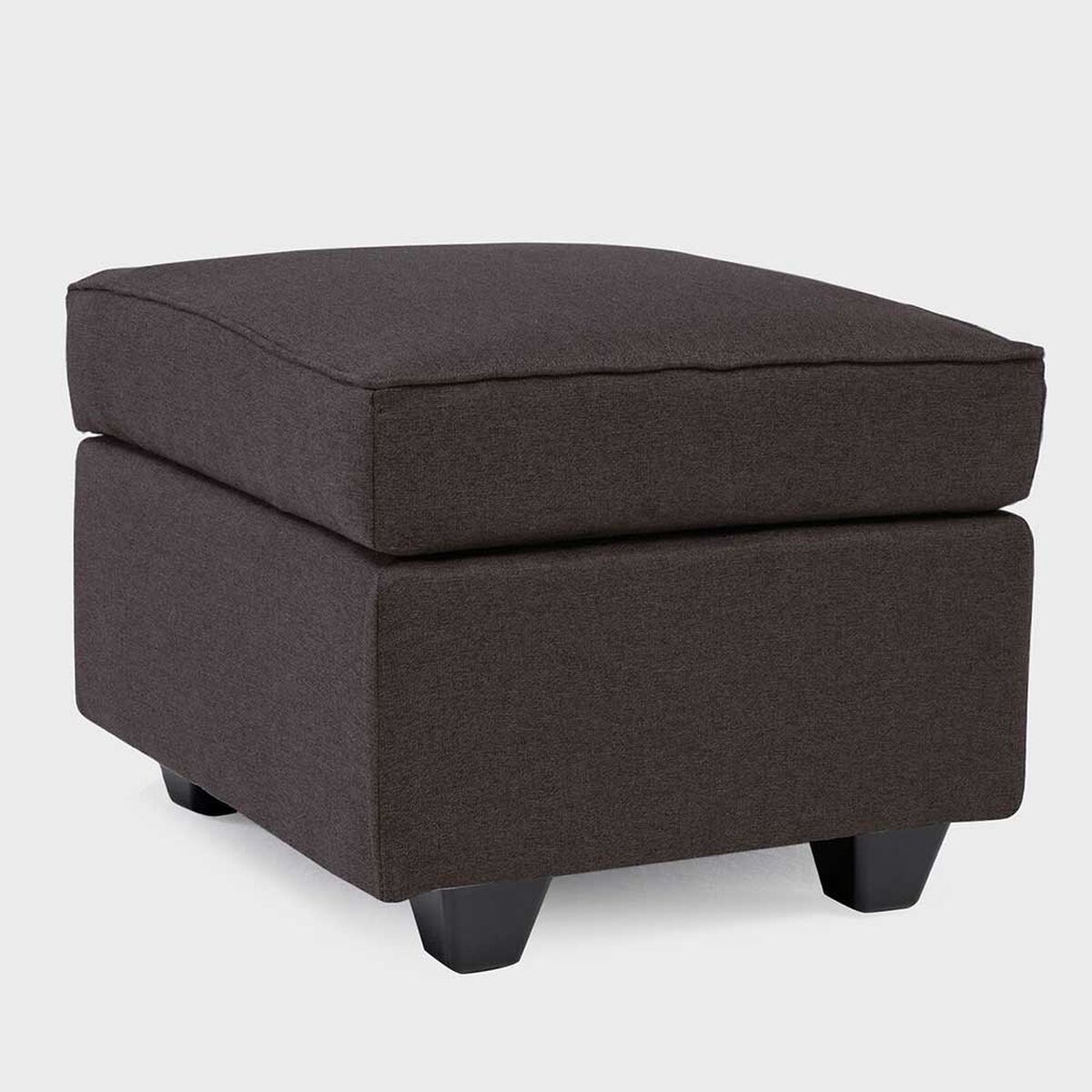 Sofá Mons Sicilia 3 Cuerpos + Pouf 1 Cuerpo Chocolate