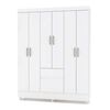 Clóset Kea Ideal 6 Puertas 2 Cajones Blanco