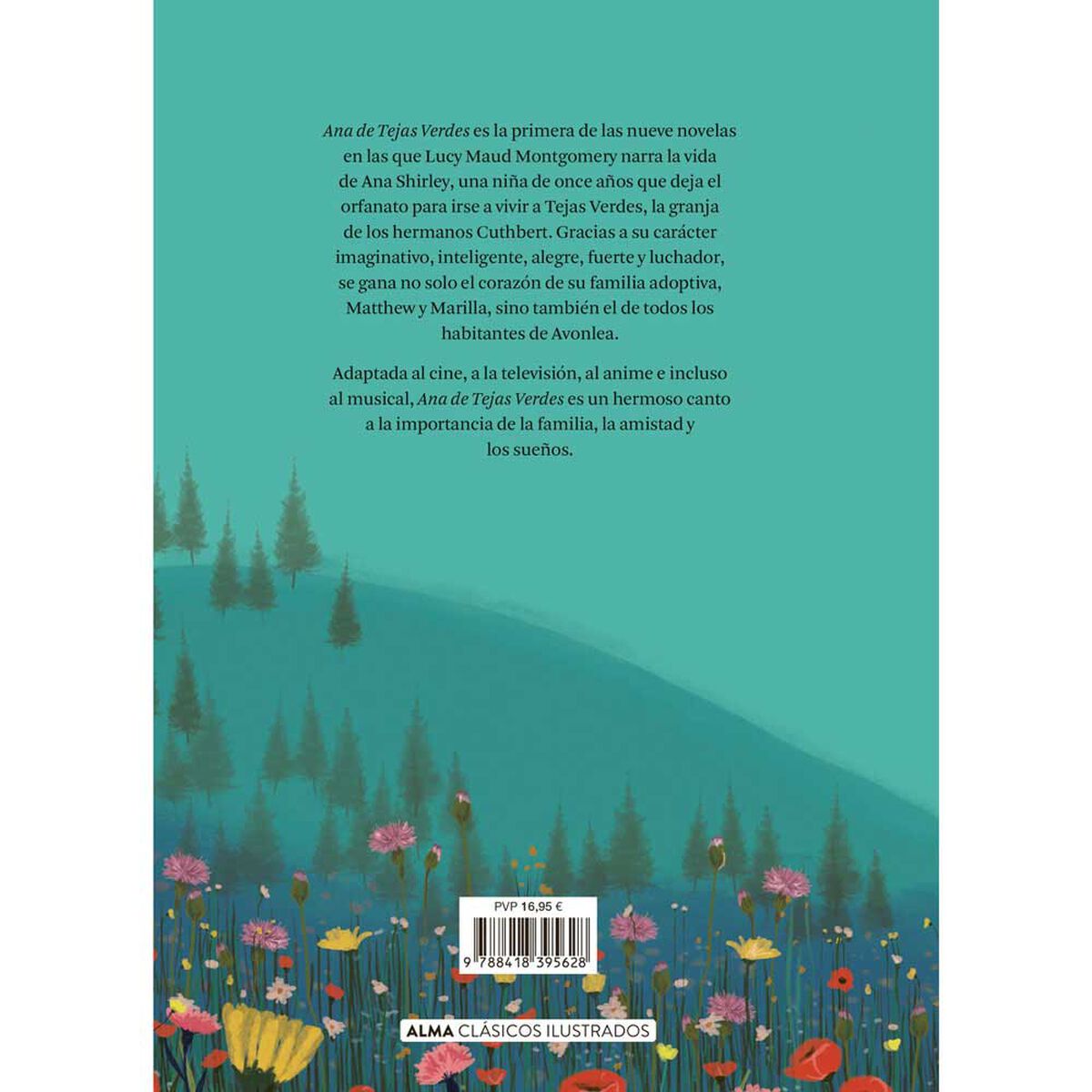 Libro Ana de Tejas Verdes Ilustrado Lucy Maud Montgomery Editorial Alma