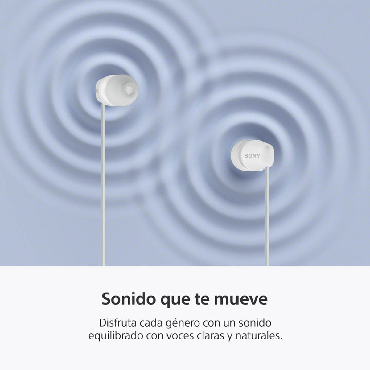 Audífonos In Ear SONY IER-EX15C/WZUC Blanco