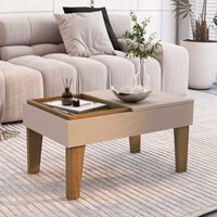 Mesa de Centro Exit Veneza Roble-Blanco