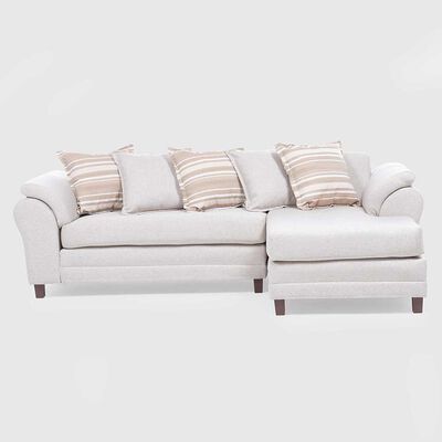 Imagen 1 del producto Sofá Seccional Derecho Living Factory Mustang 4 Cuerpos Crudo