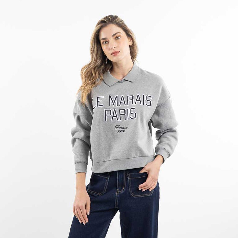 Polerón Con Estampado Mujer Zibel