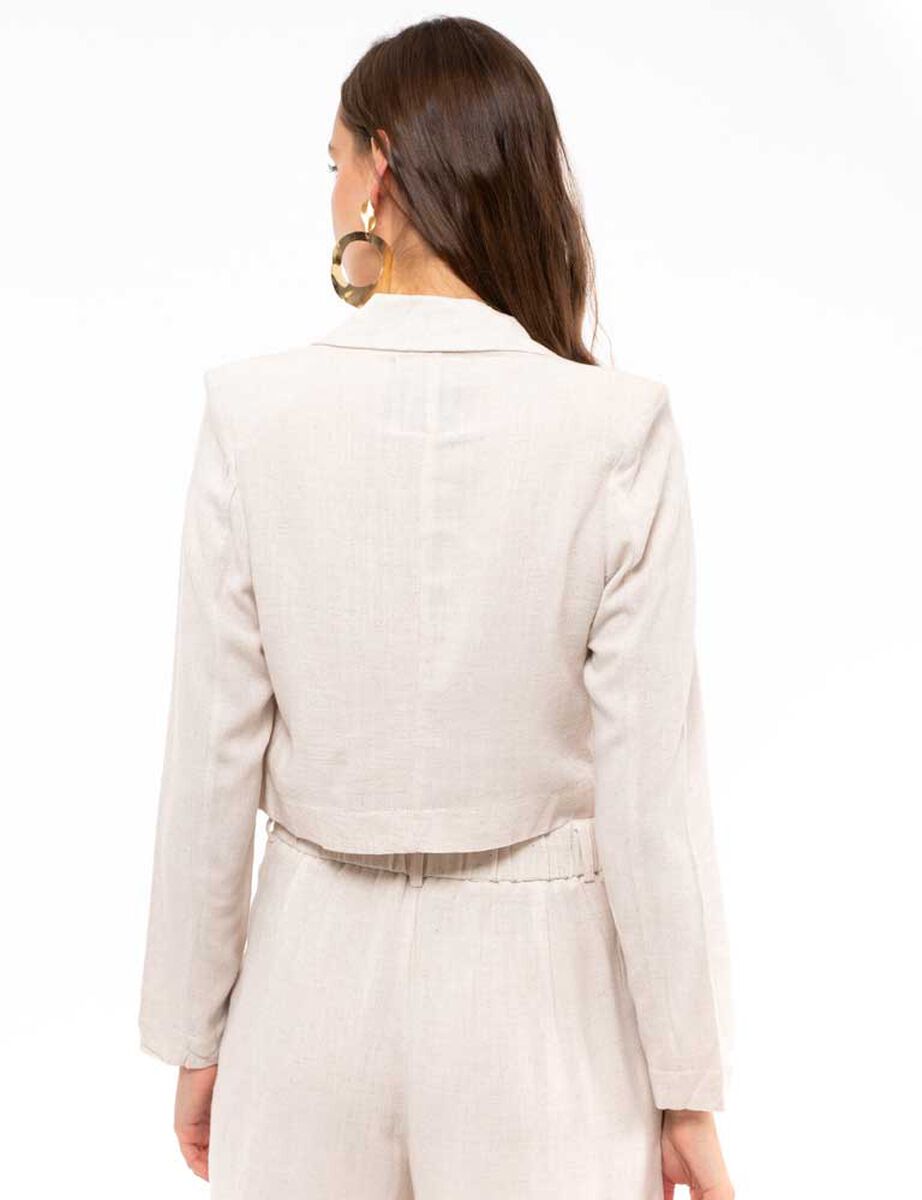 Blazer Lino Mujer Zibel