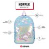 Mochila Xtrem Hopper 5XT Unicornio Azul