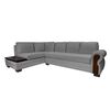 Sofá Seccional Living Factory Michigan 6 Cuerpos Gris