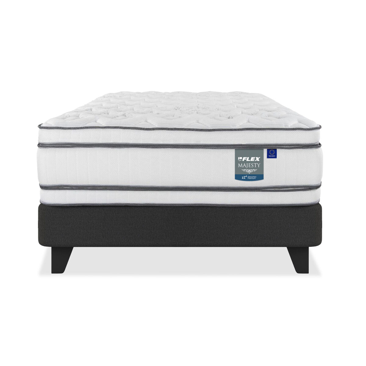 Cama Europea Flex 1,5 Plazas Majesty