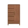 Cómoda Altavision Fit 4 Cajones Café