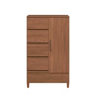 Cómoda Altavision Fit 4 Cajones Café