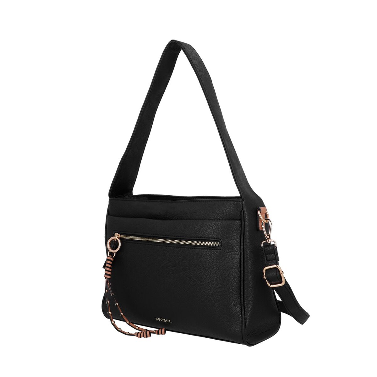 Cartera de hombro Secret Lucca ST6 L Negro