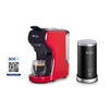 Combo Cafetera EasyWays Milano Coffee 3 en 1 Rojo + Espumador de Leche Milano Milk 4 en 1