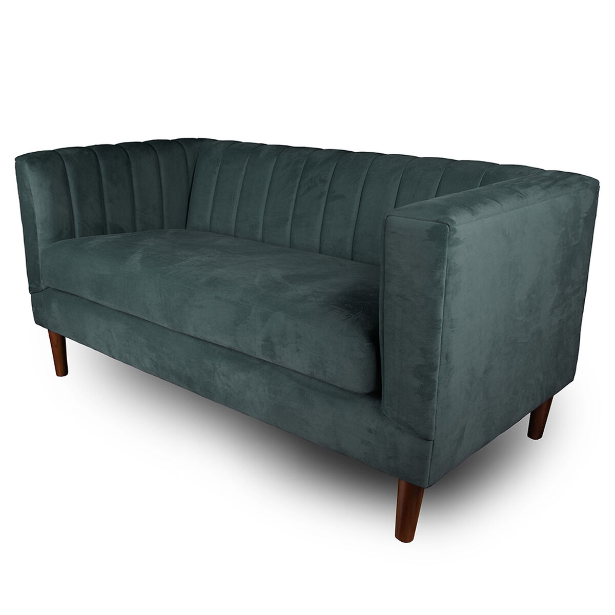 Sof&aacute; Tela Velvet Latam Home Sorrento 2 Cuerpos