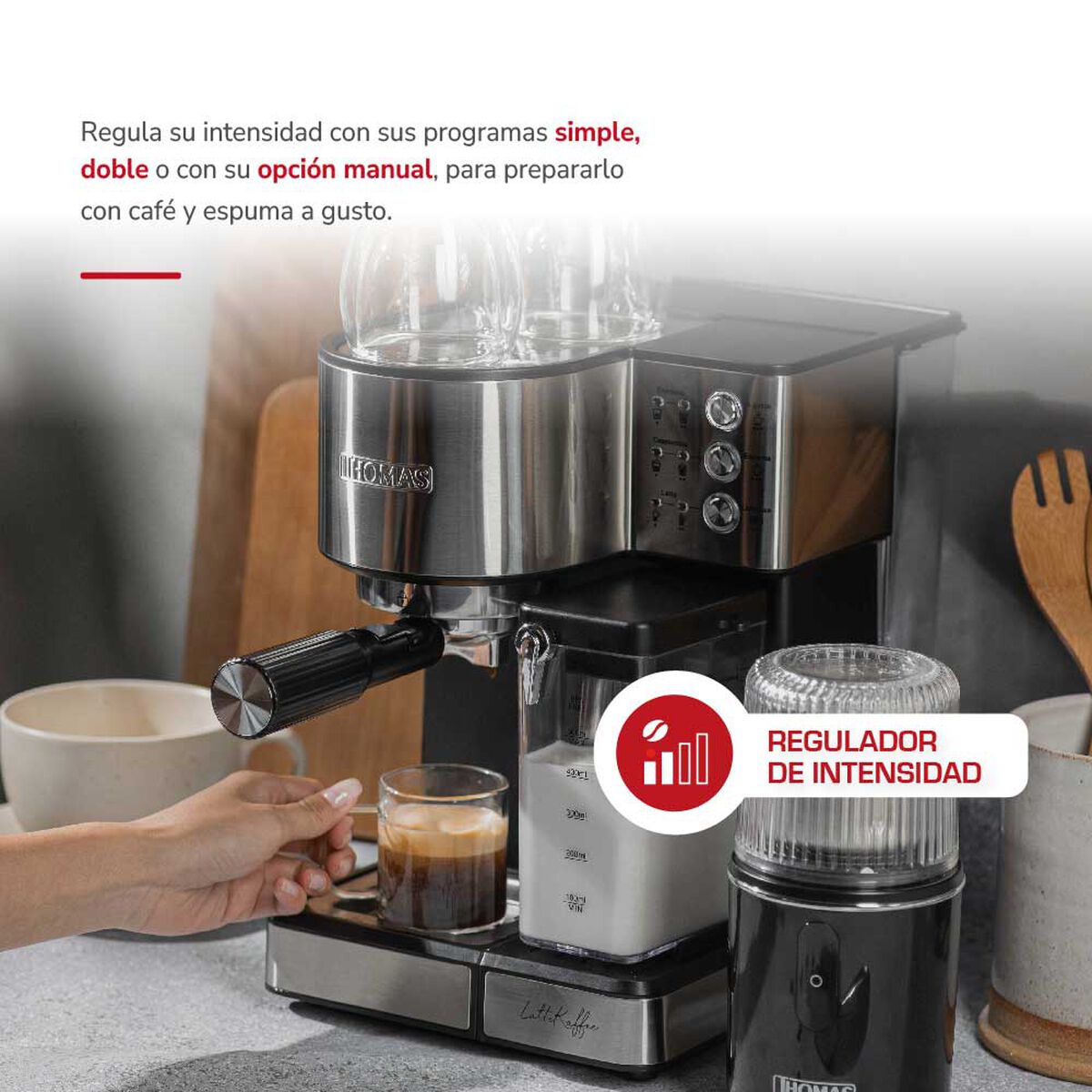 Cafetera Expresso Latekaffee TH-160DELI
