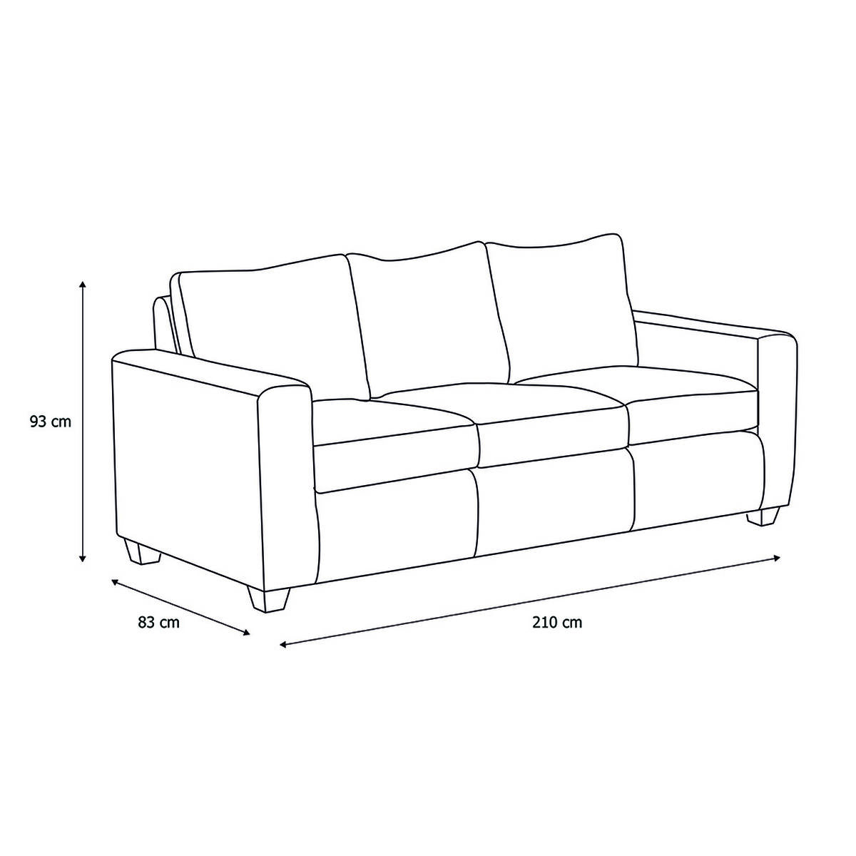 Sofá Innovamuebles New Bugambilia 3 Cuerpos Beige