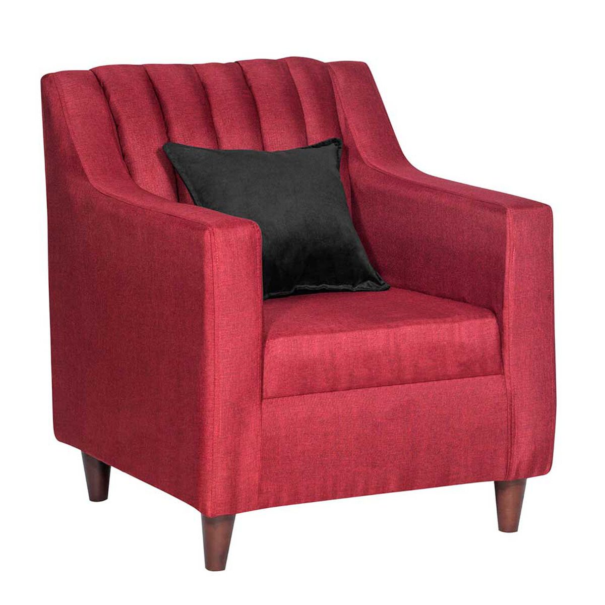 Juego de Living Dise&ntilde;o A&M Home Isabella Sof&aacute; 3 Cuerpos + 2 Sillones 1 Cuerpo Burdeo