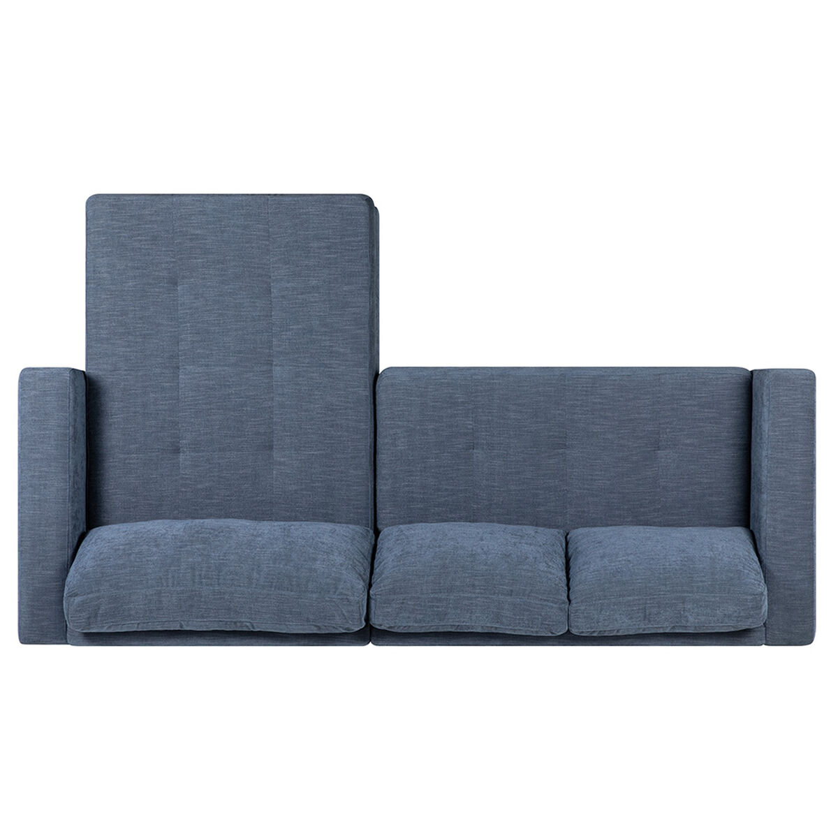 Sofá Seccional Derecho Rosen Copeland 3 Cuerpos Indigo