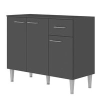 Mueble de Cocina Base Vekkahome Evandro Gris