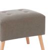 Pouf Latam Home Niza Lino Gris Claro