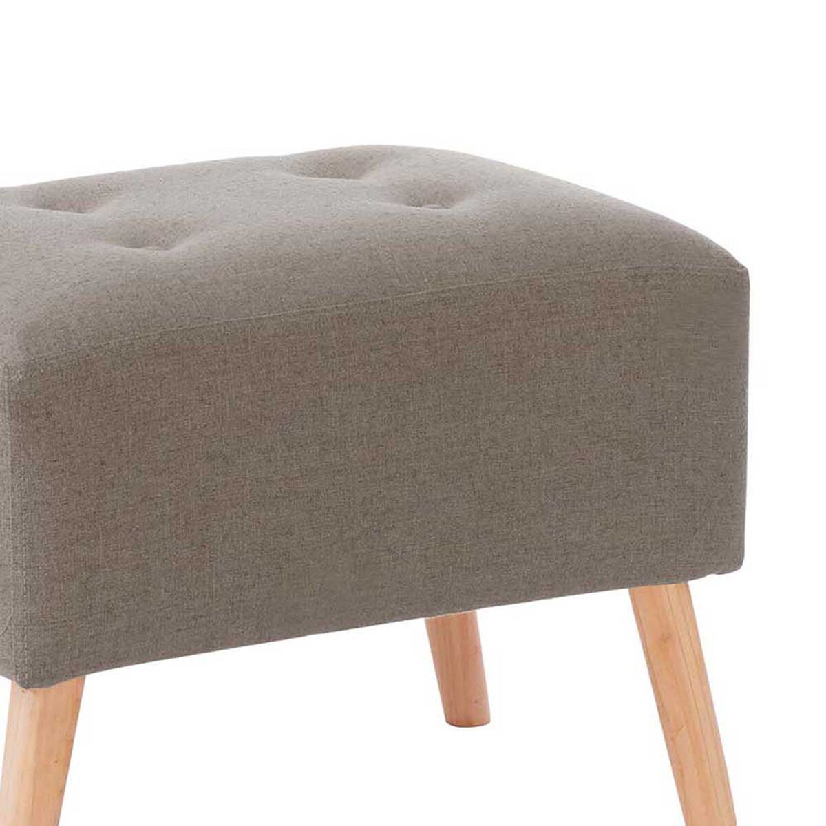 Pouf Latam Home Niza Lino Gris Claro