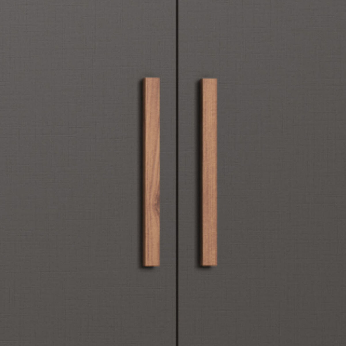 Closet Vekkahome Americano 3 Puertas 2 Cajones Grafito