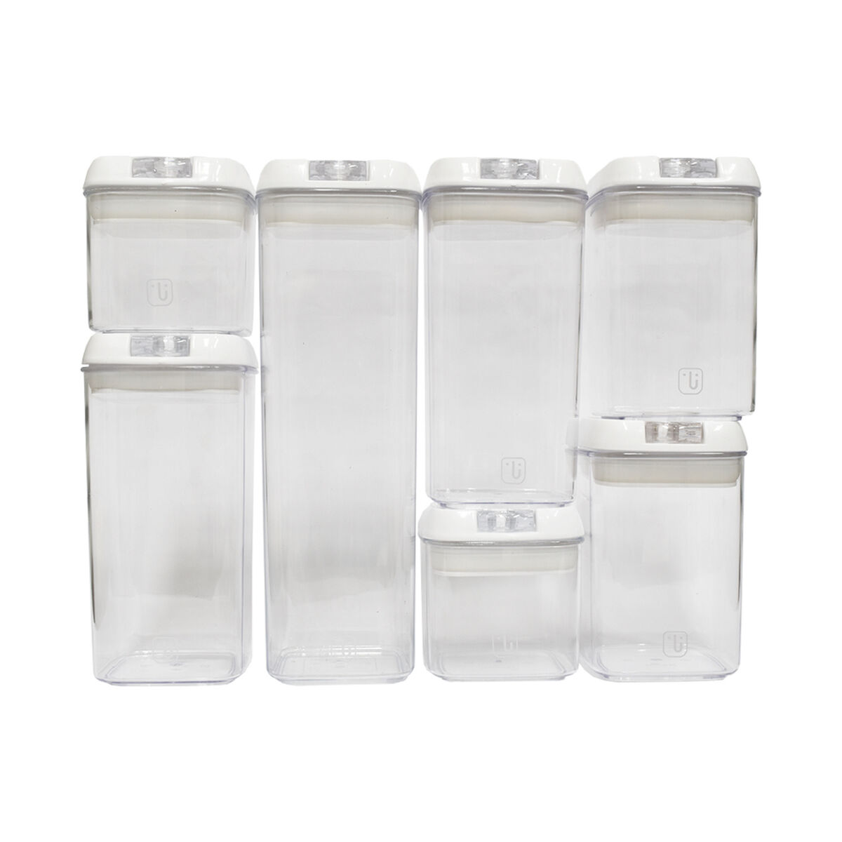 Set de 7 Contenedores Simplit Transparente