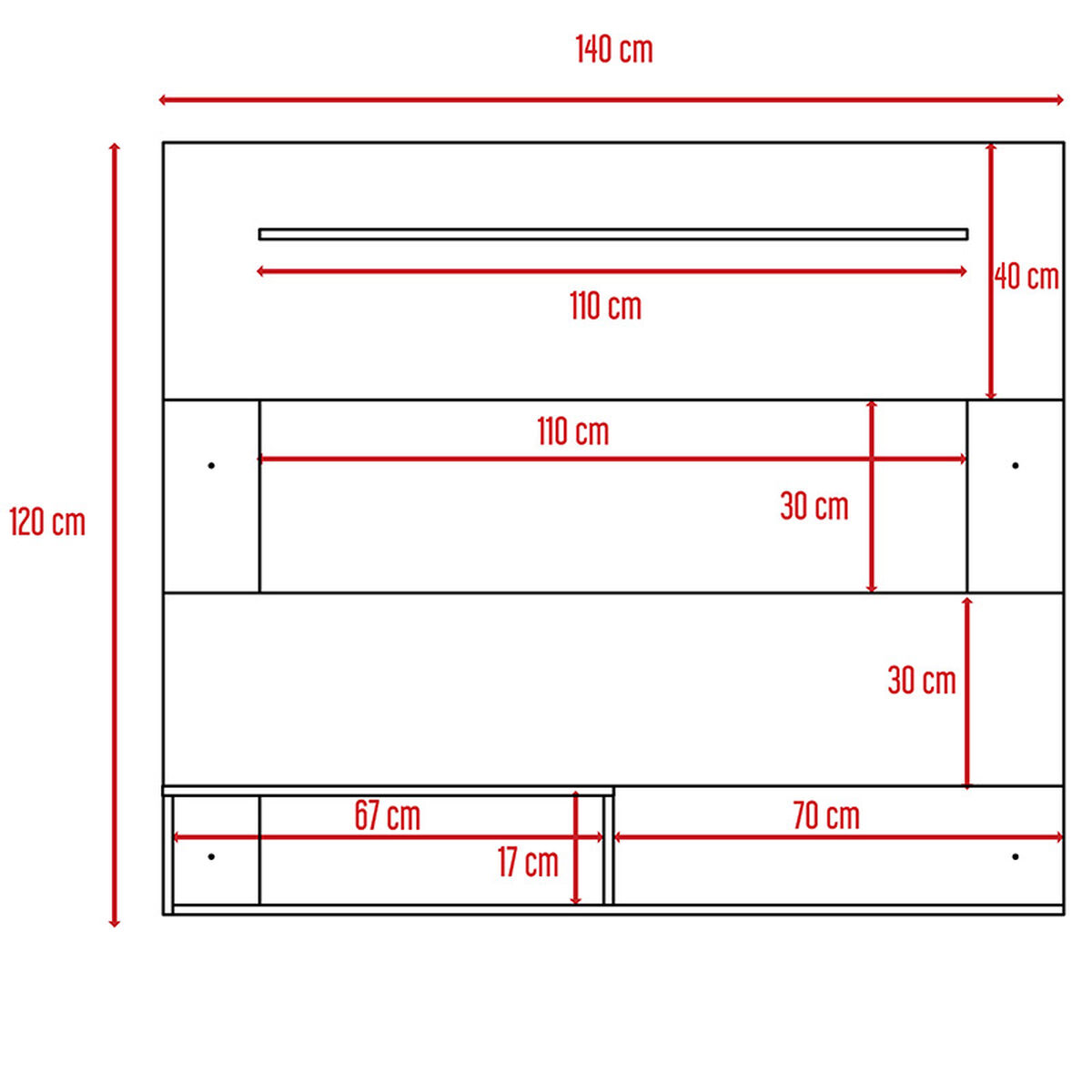 Set Panel TV + Arrimo Beijing