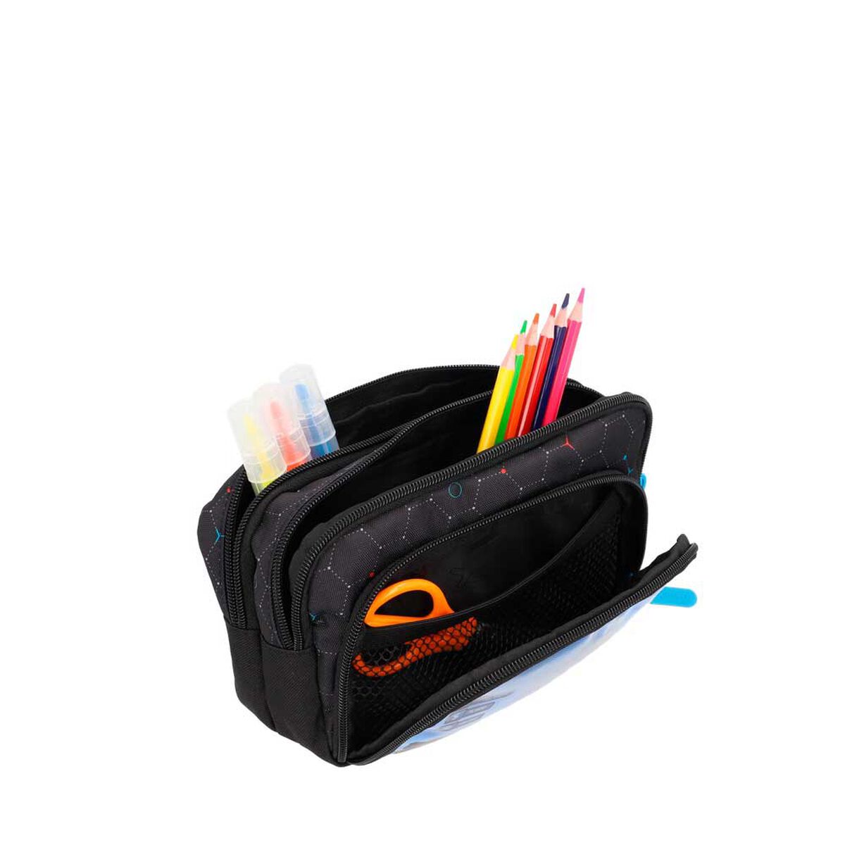 Estuche Xtrem Zip-Art 6XT Videojuego Negro