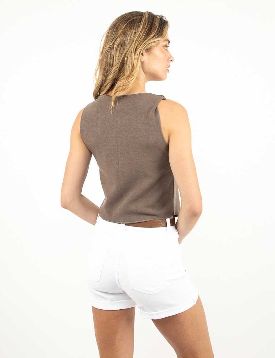 Polera Sin Mangas Mujer Zibel