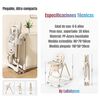 Silla de Comer Columpio 2 en 1 Angel LuBabycas Blanca