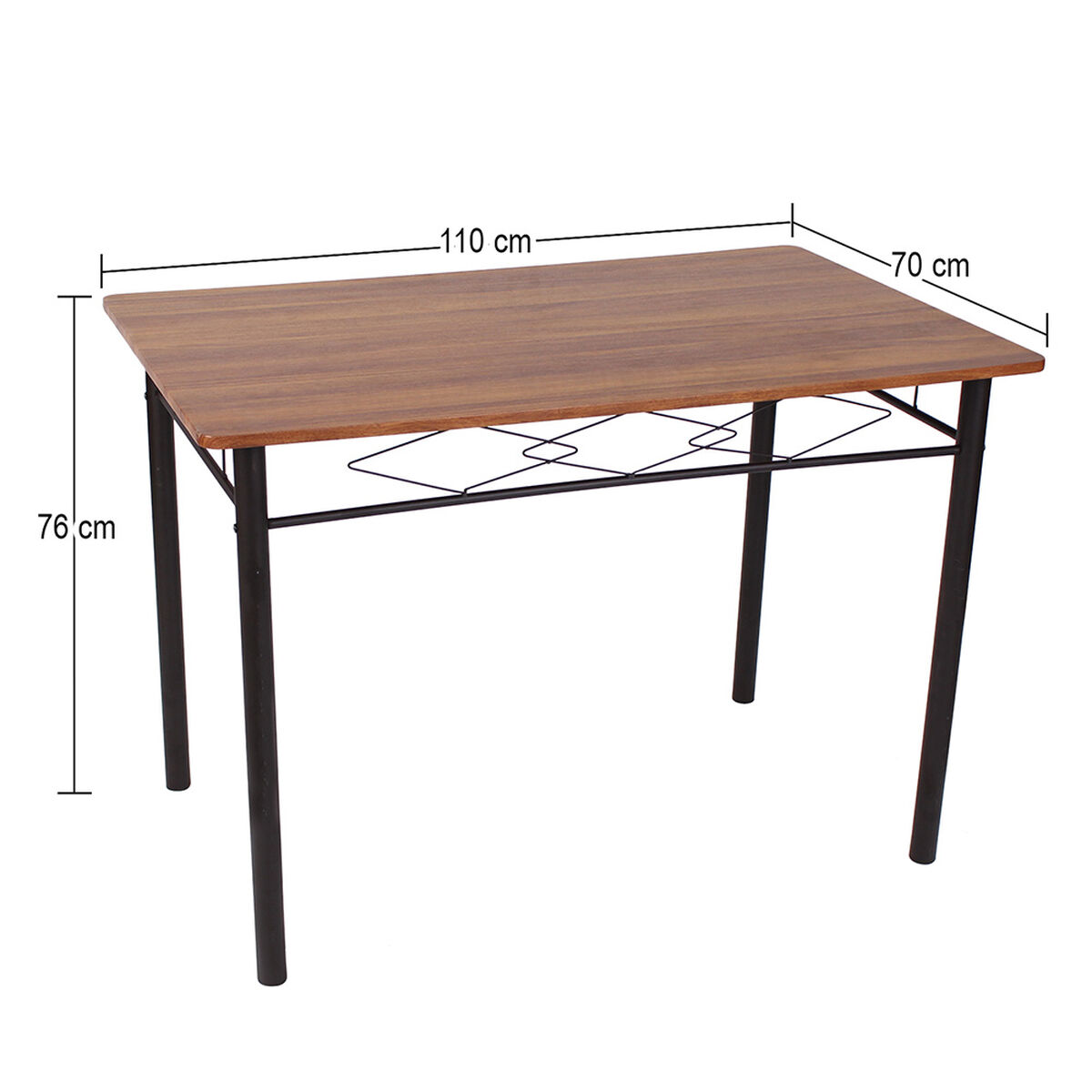 Juego Comedor Villarrica 4 Sillas Roble