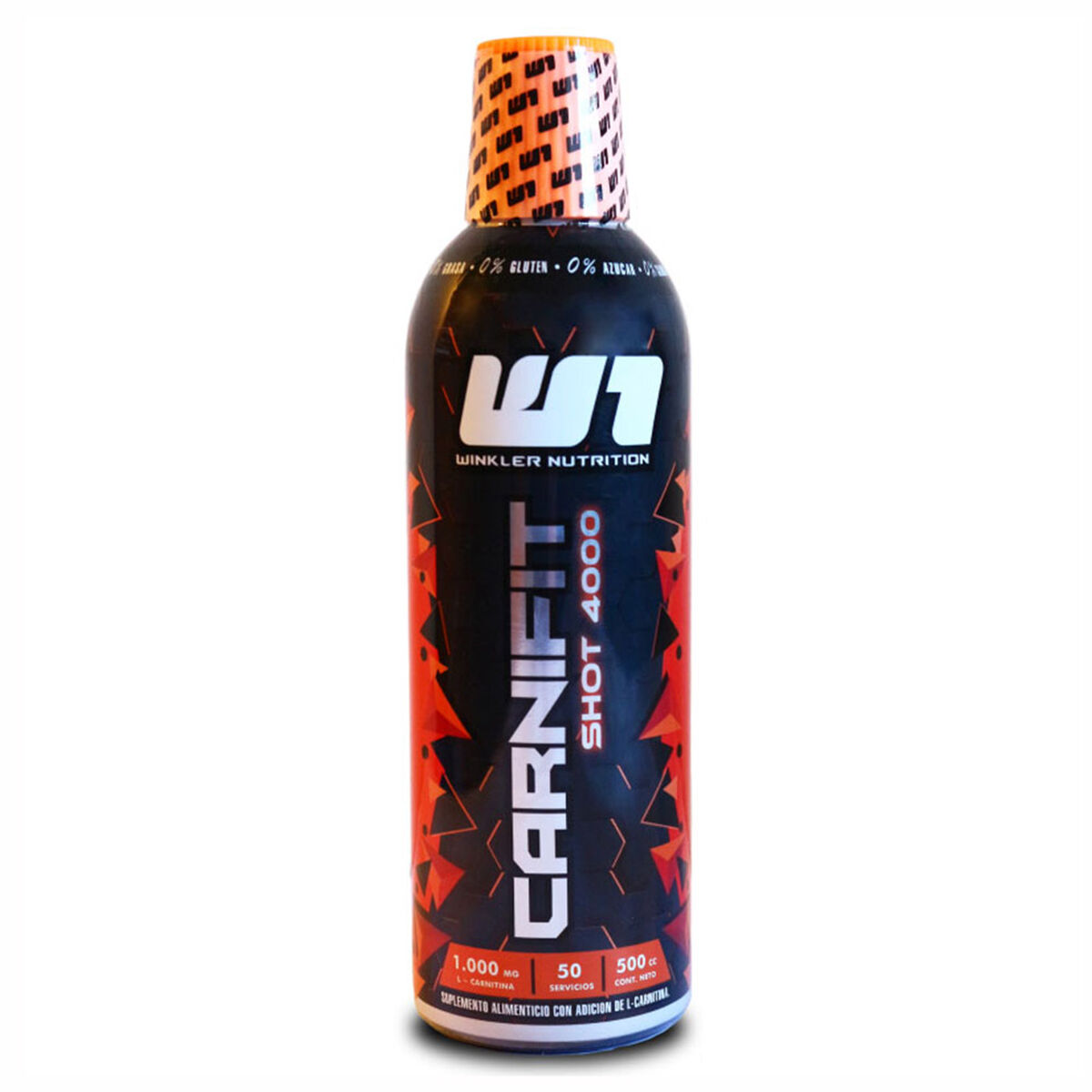 L-Carnitina Líquida Carnishot Sabor Piña 500 Ml. 50 Servicios