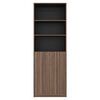 Estante Tuhome Home E4 2 Puertas Avellana Wengue