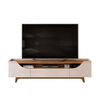 Rack TV Vekkahome Lotus Hasta 75" Beige Café