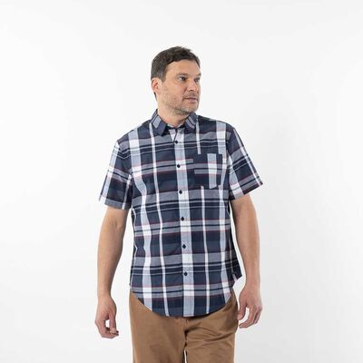 Camisa Tart&aacute;n Manga Corta Hombre Portman Club