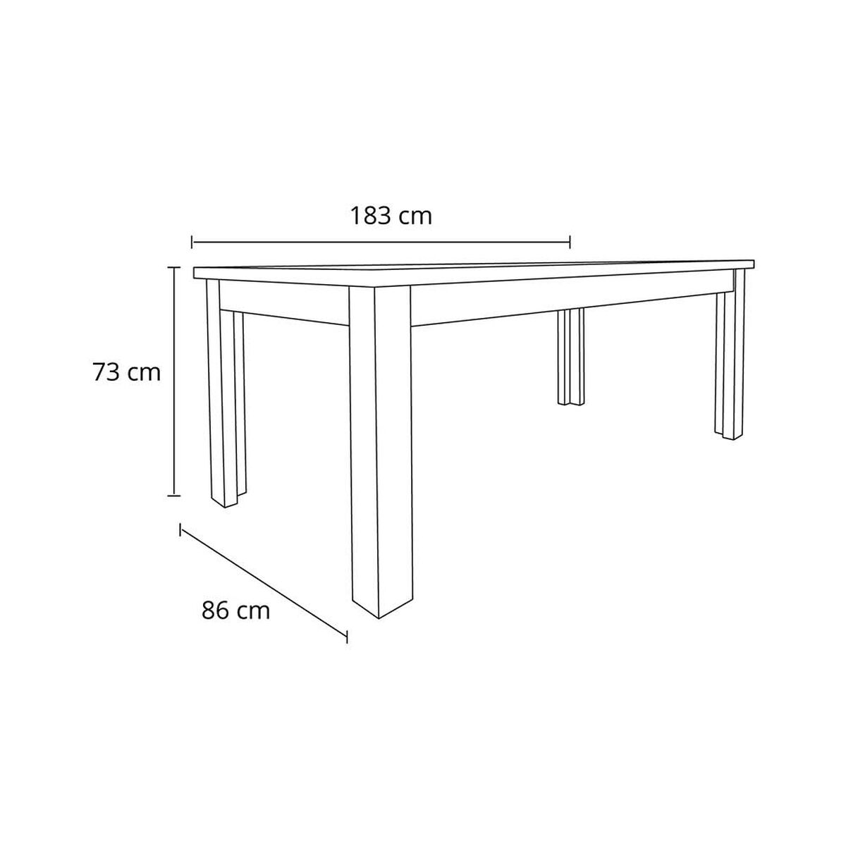 Juego de Comedor Living Factory Teka 8 Sillas Beige