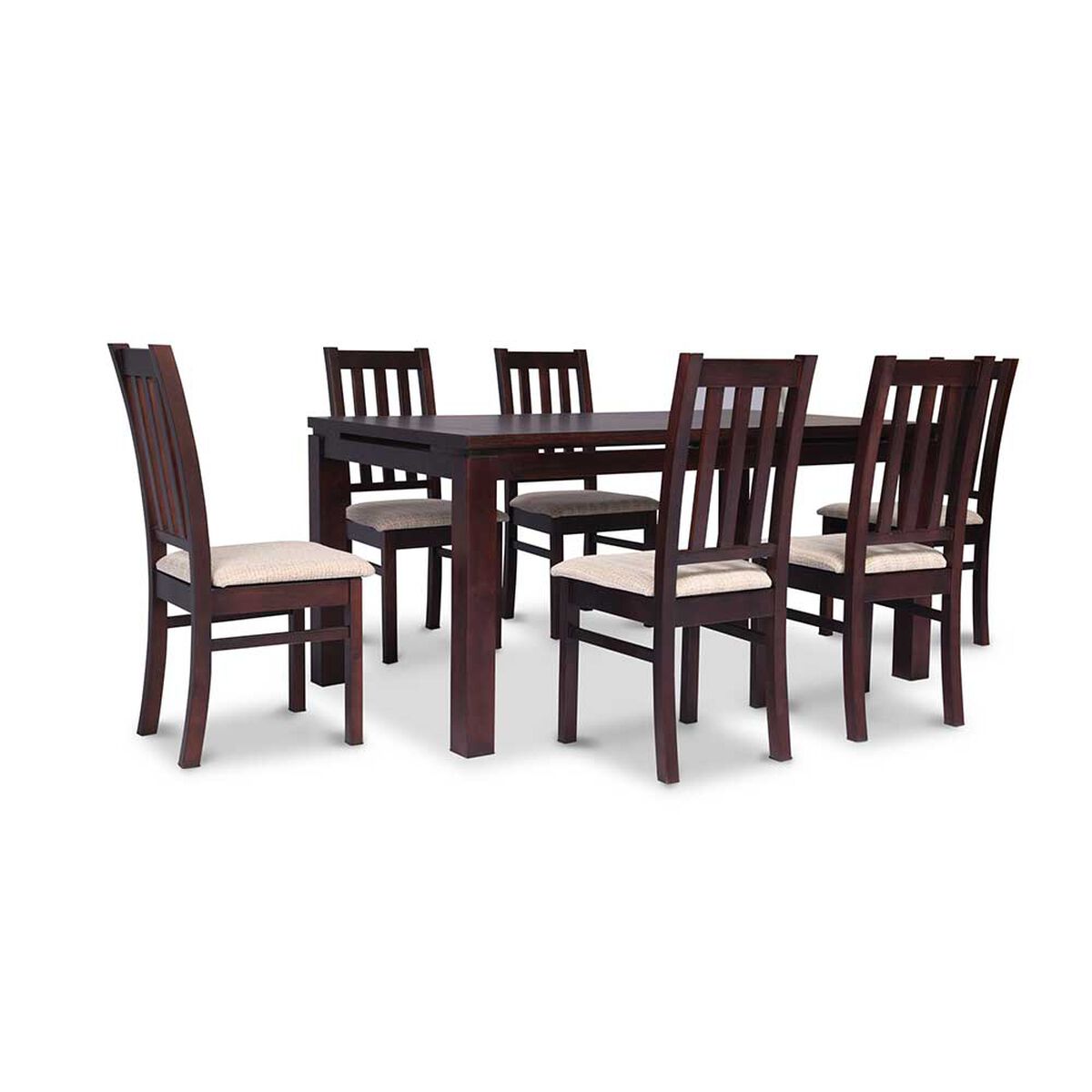Juego de Comedor CIC Ñuble Beige 6 Sillas
