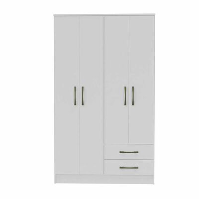 Imagen 2 del producto Clóset Vekkahome Pequim 4 Puertas 2 Cajones Blanco