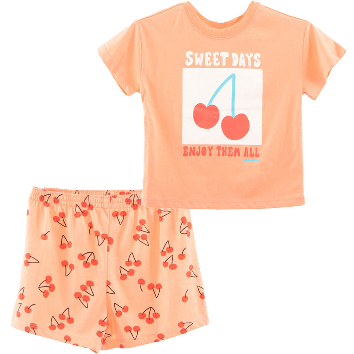 Conjunto Pijama de Algod&oacute;n Ni&ntilde;a Chess