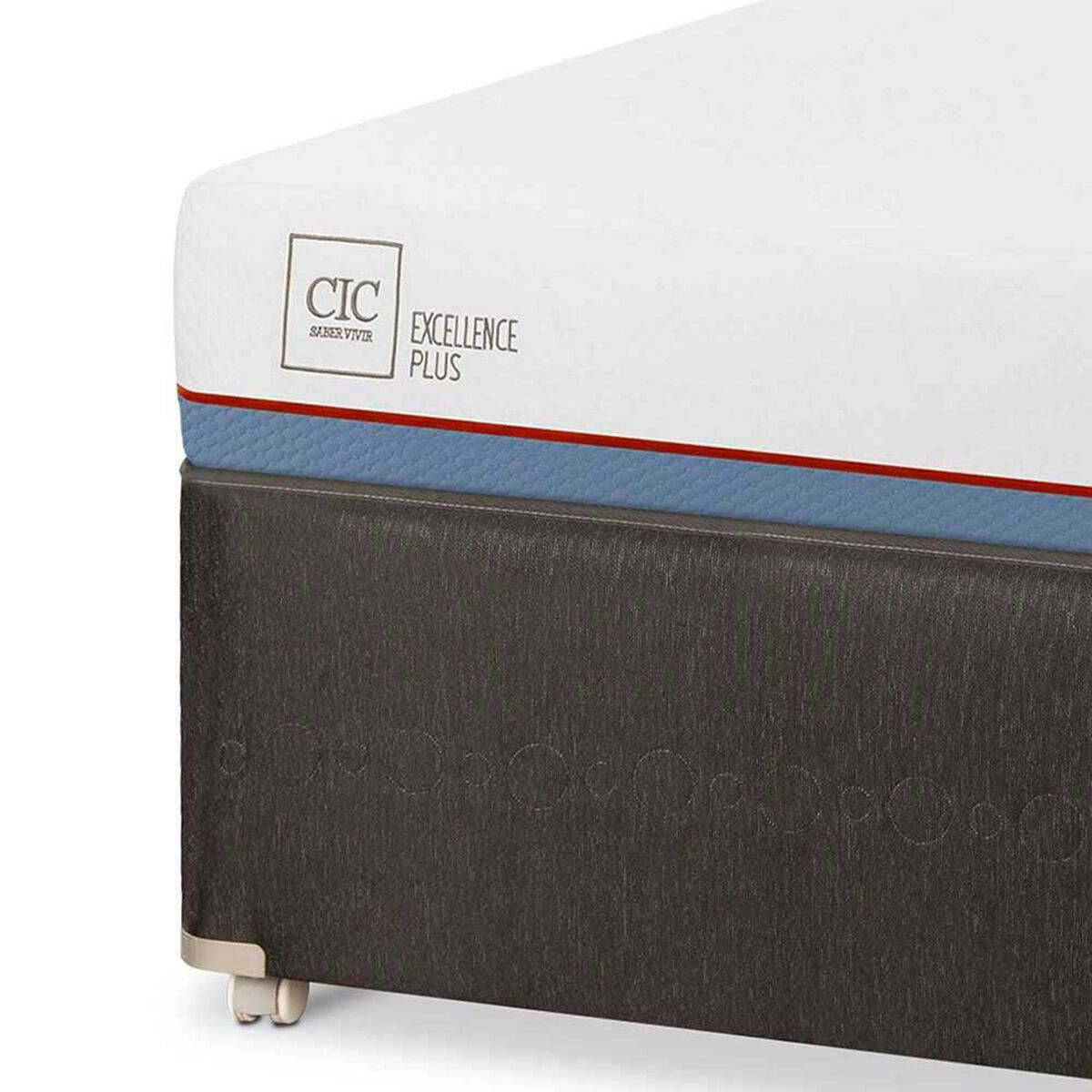 Cama Nido CIC 1,5 Plazas Excellence Plus + Respaldo Munich Negro