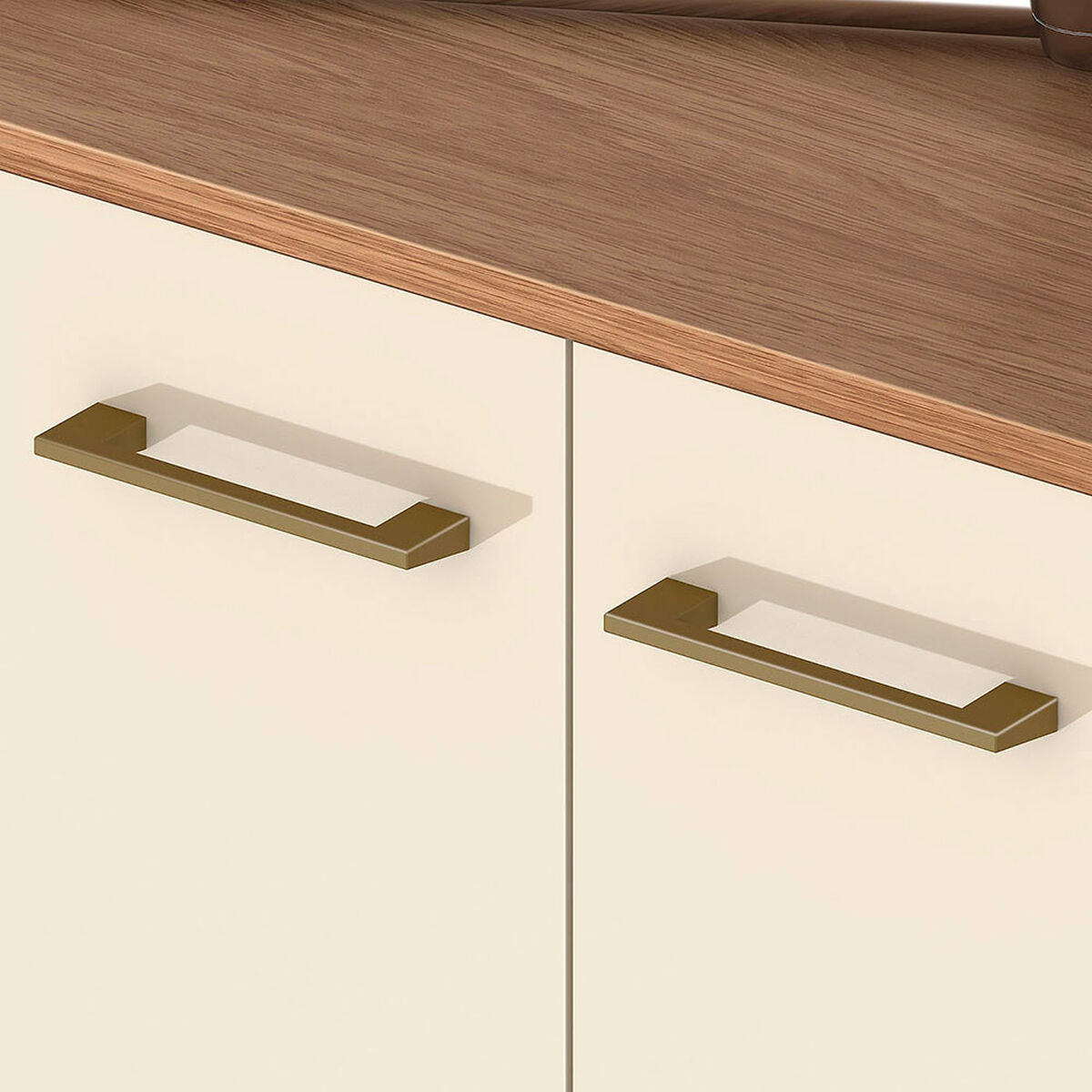 Rack TV Vekkahome Nova Hasta 70" Caf&eacute; Beige