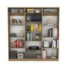 2 Estantes 4 Repisas + Estante 5 Repisas + 3 Complementos TuHome Home Macadamia