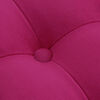 Banqueta Felpa Bodevir Lisboa 2 Cuerpos Fucsia