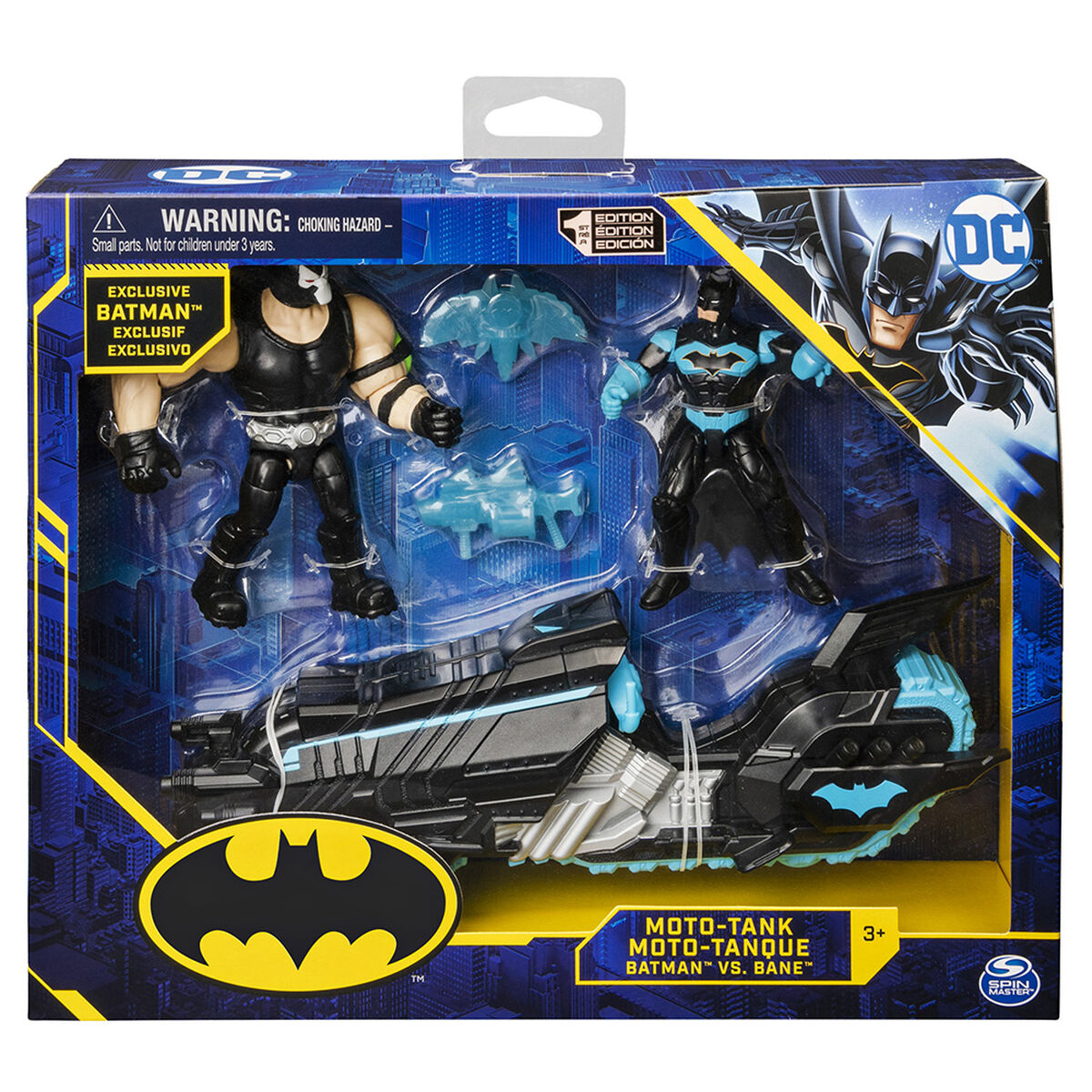 Vehículo con 2 Figuras Batman