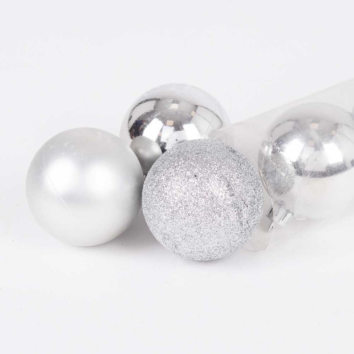 Esfera Casanova para Árbol de Navidad Plata 6 cm